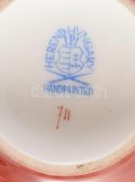 Herendi Esterházy-mintás porcelán mokkás csésze aljjal Kézzel festett jelzett, hibátlan