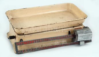 Fém konyhai mérleg, h: 29 cm