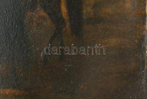 Olvashatatlan jelzéssel (jobbra lent), XIX. sz. vége/XX. sz. eleje, feltehetően magyar festő: Lovaso...