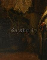Olvashatatlan jelzéssel (jobbra lent), XIX. sz. vége/XX. sz. eleje, feltehetően magyar festő: Lovaso...