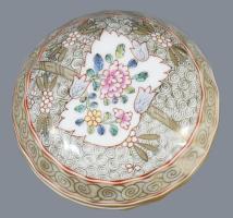 Herendi Cubash mintás tálka és kis bonbonniere. Jelzett, hibátlan, 14x9 cm, d. 6,5 cm /// Herend Cub...