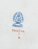 Herendi Cubash mintás tálka és kis bonbonniere. Jelzett, hibátlan, 14x9 cm, d. 6,5 cm /// Herend Cub...