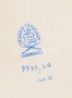 Herendi Song SG mintás tálka Kézzel festett, jelzett, hibátlan, 13x8,5 cm