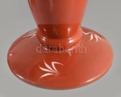 Herendi Eszterházy mintás váza, Jelzett: benyomott és máz feletti kézzel festett herendi jelzés ca 1...