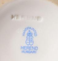 Herendi Eszterházy mintás váza, Jelzett: benyomott és máz feletti kézzel festett herendi jelzés ca 1...