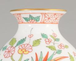 Herendi Song SG mintás váza Kézzel festett, jelzett, hibátlan, 14 cm /// Herend Song SG patterned va...