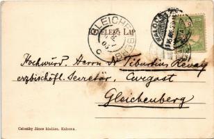 1905 Kalocsa, Érseki kastély. Csicsáky János kiadása (EK)