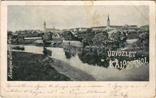 1899 Kalocsa, látkép. Behr Mór kiadása (EB)