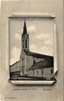 Kalocsa, Jezsuita templom és zárda. Stern Jakab kiadása (EM)