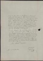 1840 Anton Dolezalek cseh származású osztrák pedagógus, Pesti Vakok Intézetének igazgatója által írt...