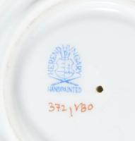 Herendi Viktória mintás fedeles kakaós csésze. kézzel festett, jelzett, hibátlan, 12 cm