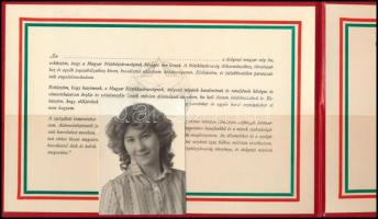 1984 BRFK emléklap és esküszöveg rendőr részére, főkapitány aláírásával