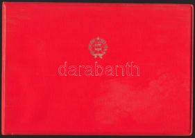 1984 BRFK emléklap és esküszöveg rendőr részére, főkapitány aláírásával