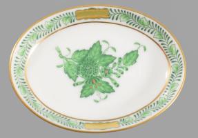 Herendi Apponyi mintás tálka. Kézzel festett, jelzett, hibátlan 8 cm