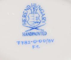 Herendi Apponyi mintás tálka. Kézzel festett, jelzett, hibátlan 8 cm