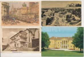55 db MODERN magyar város képeslap vegyes minőségben / 55 modern Hungarian town postcards in mixed quality
