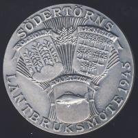 Svédország 1945. Södertörns "Mezőgazdasági Kongresszus" Ag érem T:2 / 39,1g