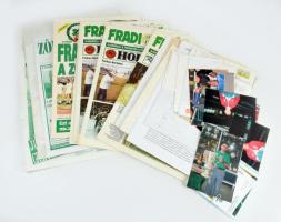 cca 1990-2000 Vegyes FTC újságok, fotók, iratok