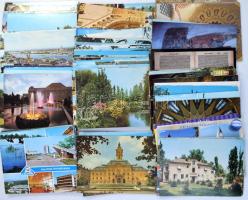 Kb. 160 db MODERN magyar város képeslap / cca. 160 modern Hungarian town postcards