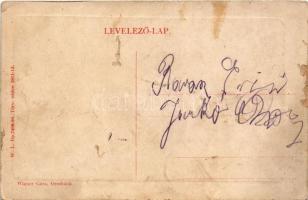 Gyopárosfürdő, Gyopáros (Orosháza); Községi vendéglő étterme, belső. W.L. Bp. 7498-56. Wigner Géza k...