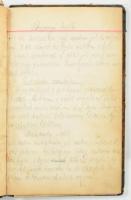 5 db régi kézzel írt szakácskönyv