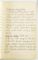 5 db régi kézzel írt szakácskönyv