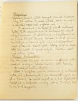 5 db régi kézzel írt szakácskönyv