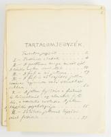 1910 Pekár Károly saját kézzel írt pályázati kézirata: "A coeducatio mint erkölcspedagógia prob...