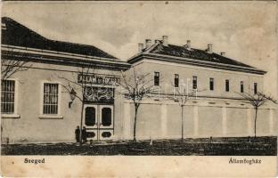 Szeged, Államfogház, börtön. Grünwald Herman kiadása (fl)