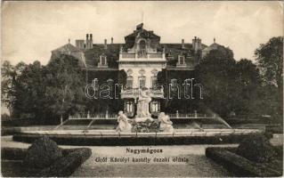 1916 Nagymágocs, Gróf Károlyi kastély északi oldala (EK)