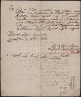 1818 Máramarossziget (Szigeth), kézzel írt levél