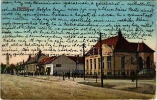 1926 Verebély, Vráble; Fő utca, Agrár Bank / Agrarna Banka / main street, bank (EK)