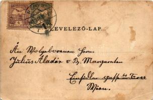 1901 Pécs, Bányatelep, iparvasút. Özv. Tausz Vilmosné kiadása (EB)