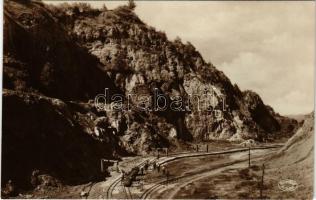 1939 Rudabánya, Barnavasérc bányászat "Vilmosbánya" nevű része, bánya, iparvasút. Rosenbla...