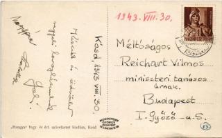 1943 Kosd, Kőszénbánya. Hangya szövetkezet kiadása (gyűrődés / crease)