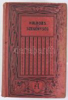 George, Henry: Haladás és szegénység. A termelési válságok és a növekvő vagyonnal együtt növő szegénység okának kutatása. Ezek gyógyszere. Ford.: Braun Róbert. Bp., 1914, Athenaeum, 572+[4] p. Első magyar kiadás. Kiadói egészvászon-kötés, viseltes borítóval, helyenként kissé foltos lapokkal.