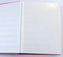 30 lapos, A/4-es berakó piros borítóval, jó állapotban