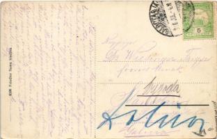 1916 Salgótarján, Somlyói vasbeton híd. Friedler Samu kiadása (EK)