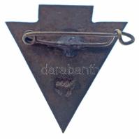 1938. "Munkás Testedző Egyesület - MTE 1908-1938" bronz jelvény (29x28mm) T:AU