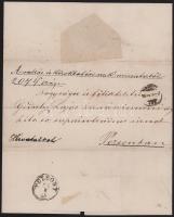 1875 Hivatalos értesítés, hogy "erkölcsi romlottság" miatt egy tanulót minden tanintézetbő...