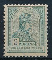 1900 Turul 3K 2. vízjelállás postatiszta, luxus minőségben (126.000)