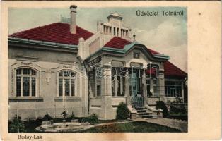 Tolna, Buday lak, villa (fl)