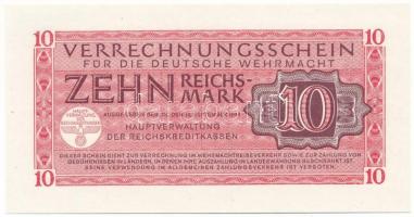 Német Harmadik Birodalom / Német hadsereg 1944. 10M T:AU German Third Reich / Deutsche Wehrmacht 1944. 10 Reichsmark C:AU Krause M40