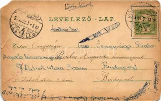 1903 Berezó, Brezová pod Bradlom; Rinok, Vyse rinku, Ev. Skola, Saroven, Stanica. Kunstanstalt Karl ...