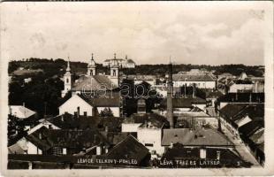 1932 Léva, Levice; Celkovy pohled / látkép, gyár / view, factory. photo (tűnyomok / pinmarks)