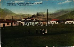 Rózsahegy, Ruzomberok; Megfigyelő állomás, barakk kórház. Valuch János kiadása / pozorujúcá stanica / observation, military hospital (EB)