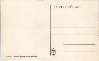 Balatonlelle, Cristofoli-Stenzer nyaralók, Angyi villa. Wollák József utódai kiadása (gyűrődés / cre...