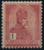 1900 Turul 1K postatiszta, luxus minőségben, csillagvízjellel (150.000)