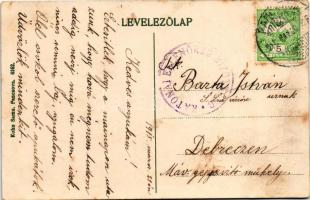 1915 Pancsova, Pancevo; Corvin utca, Izraelita templom, zsinagóga, Deák Ferenc utca, Ferenc József t...