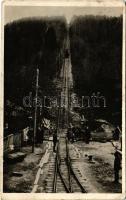 1942 Kommandó, Komandó, Comando, Comandau; sikló Komondón, sodronypálya, iparvasút. Lichtenstein Henrik kiadása / funicular, industrial railway (b)